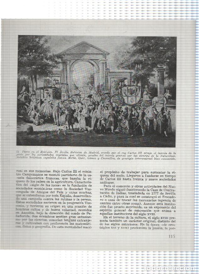 Postkarten: Lamina: Paseo en el botanico de madrid y elevacion de un globo Montgolfier en Madrid