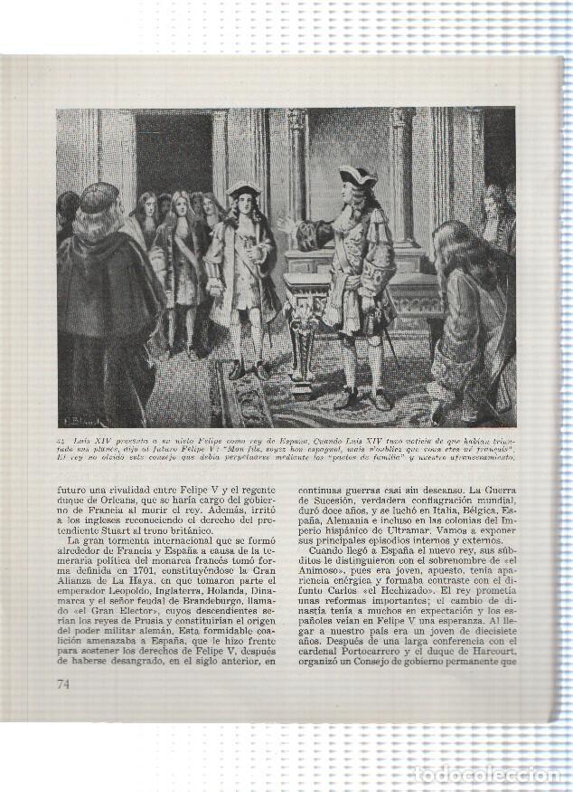 Cartoline: Lamina: Luis XIV presenta a su hijo Felipe como rey de Espa&ntilde;a