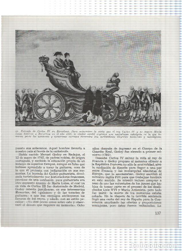 Postkarten: Lamina: Entrada de Carlos IV en Barcelona