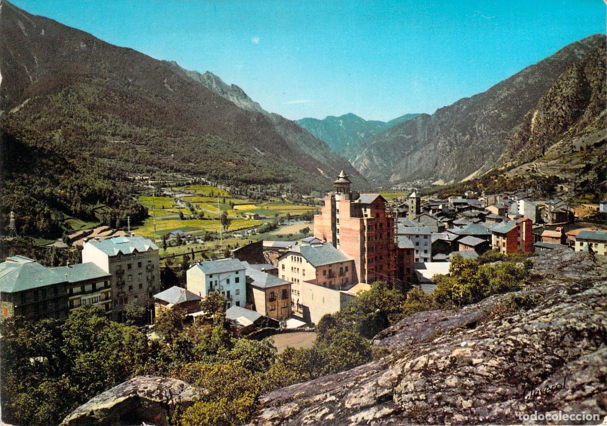 Postales: Postal de Andorra la Vella - Vista Parcial del Valle y Ciudad