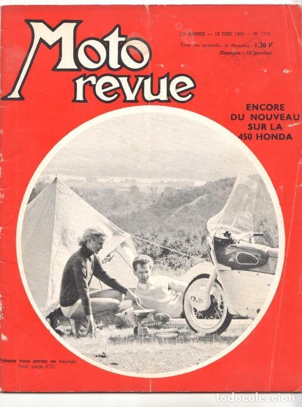 Postales: Revista: Moto revue num 1745, 19 juin 1965 - Encore du nouveau sur la 450 honda - NULL