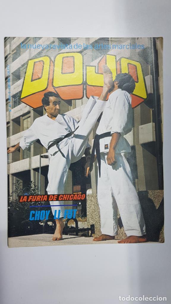 Postales: Revista: Dojo num 45, a&ntilde;o 5, octubre 1981. Revista Artes Marciales. NO INCLUYE POSTER. Portada y art