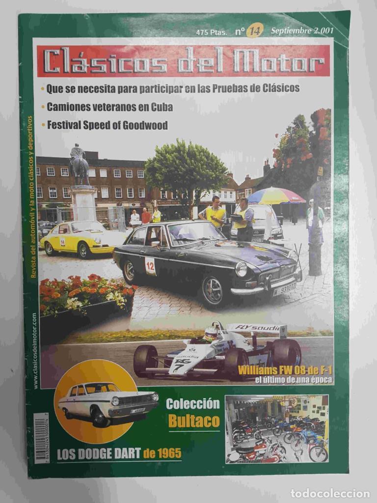 Postales: Revista: Clasicos del Motor num 14 septiembre 2001 - Coleccion Bultaco, Los Dodge Dart de 1965 - NUL