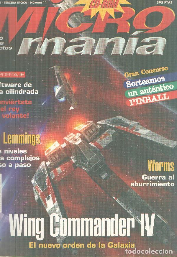 Postales: Micromania, 3&ordf; epoca numero 11, sin el CD ROM - Varios