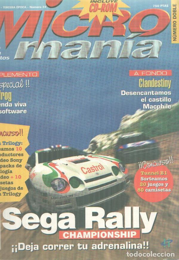 Postales: Micromania, 3&ordf; epoca numero 24, sin el CD ROM, conserva el suplemento - Varios