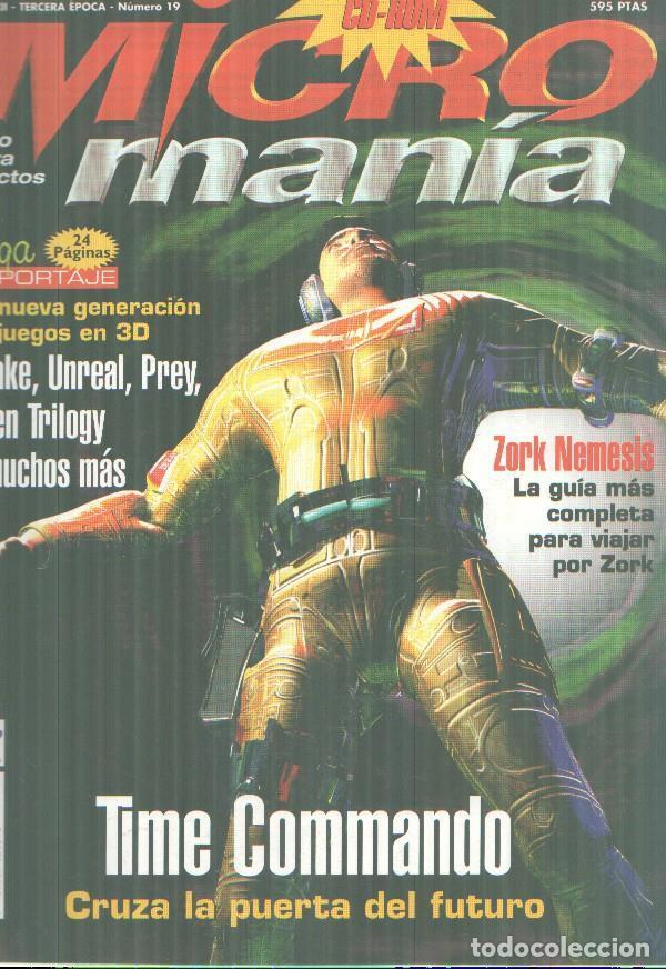 Postales: Micromania, 3&ordf; epoca numero 19, sin el CD ROM - Varios