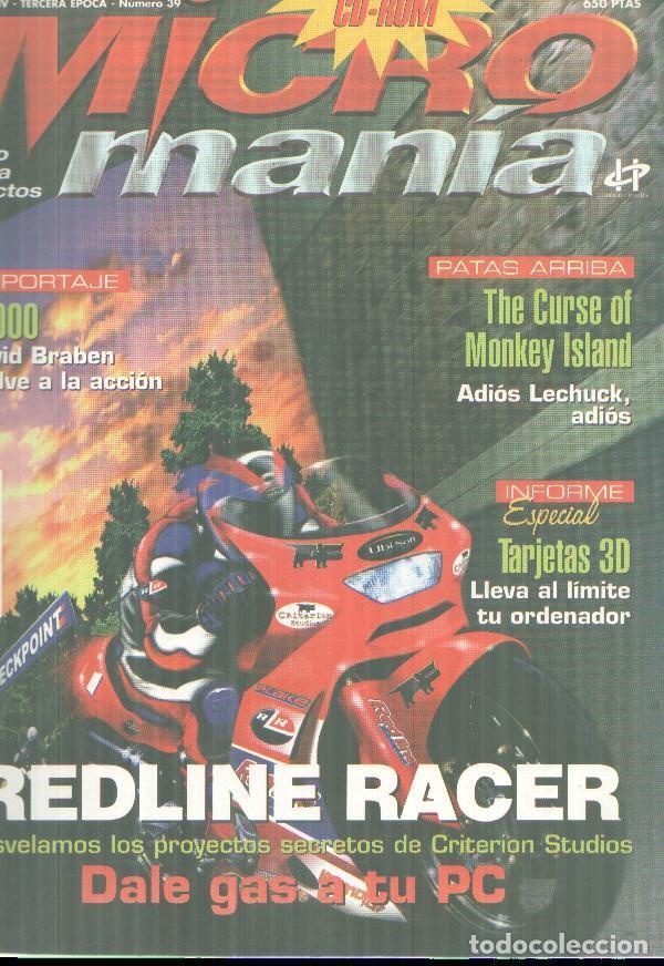 Postales: Micromania, 3&ordf; epoca numero 39, sin el CD ROM - Varios
