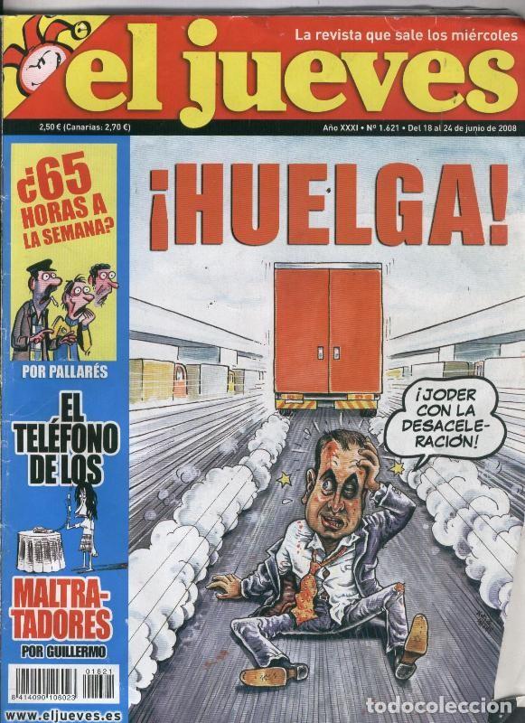 Cartoline: El Jueves revista semanal numero 1621: poster de Pilar Rubio - Varios
