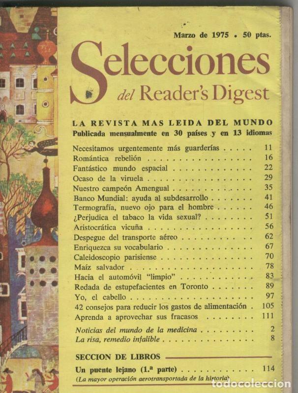 Postales: Selecciones del Readers Digest numero - varios
