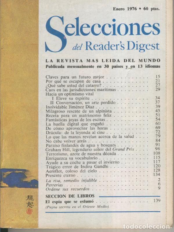 Postales: Selecciones del Readers Digest numero 422 - Varios