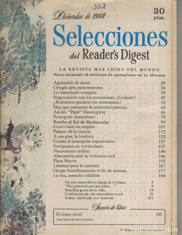 Postales: Selecciones del Readers Digest numero 337 - Varios
