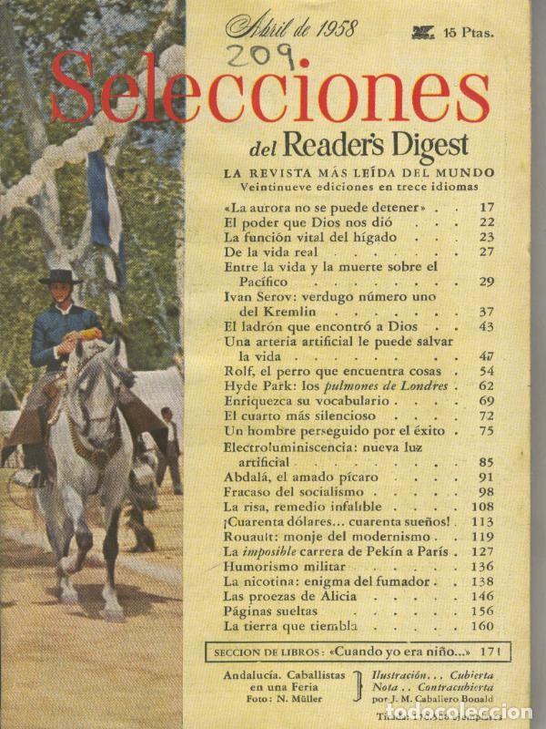 Postales: Selecciones del Readers Digest numero 209 - Varios