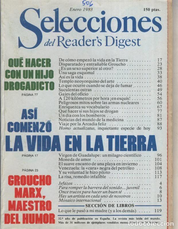 Postales: Selecciones del Readers Digest numero 506 - Varios
