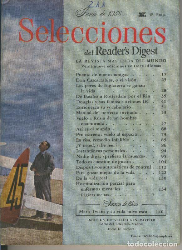 Postales: Selecciones del Readers Digest numero 211 - Varios