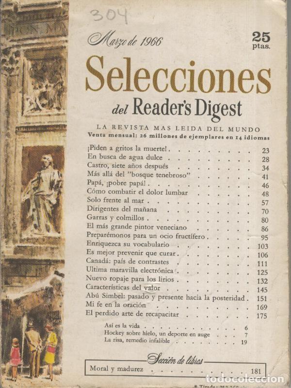 Postales: Selecciones del Readers Digest numero 304 - Varios