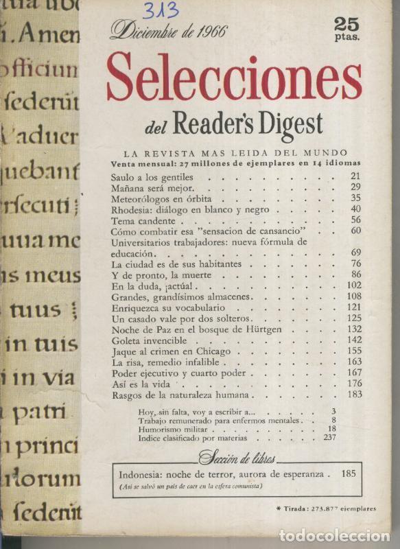 Postales: Selecciones del Readers Digest numero 313 - Varios