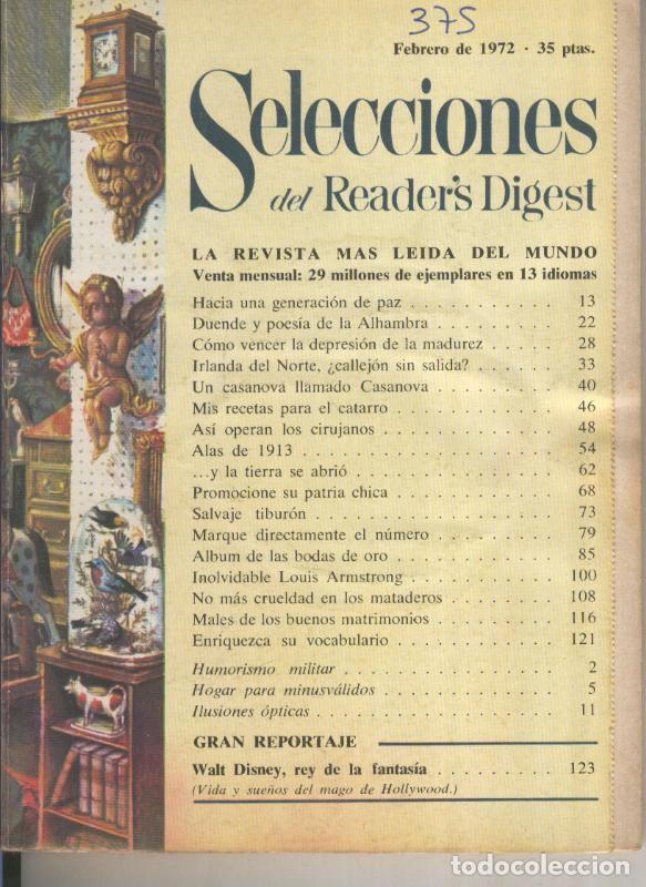 Postales: Selecciones del Readers Digest numero 375 - Varios