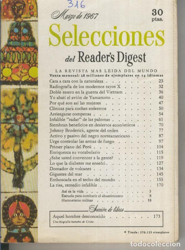 Postales: Selecciones del Readers Digest numero 316 - Varios
