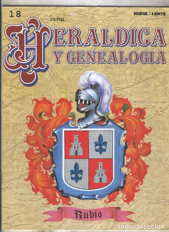 Postkarten: Fasciculo Heraldica y Genealogia numero 18: Rubio - Varios