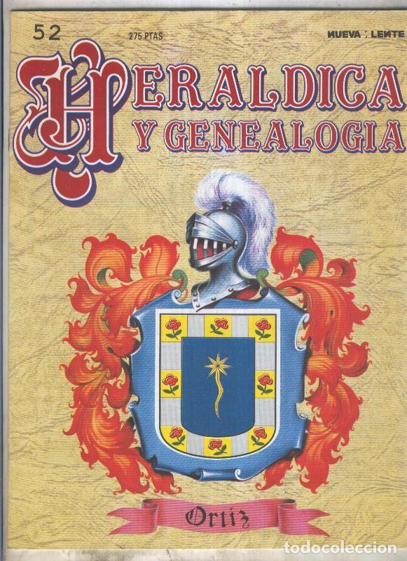 Postcards: Heraldica y Genealogia numero 52: Ortiz - Varios