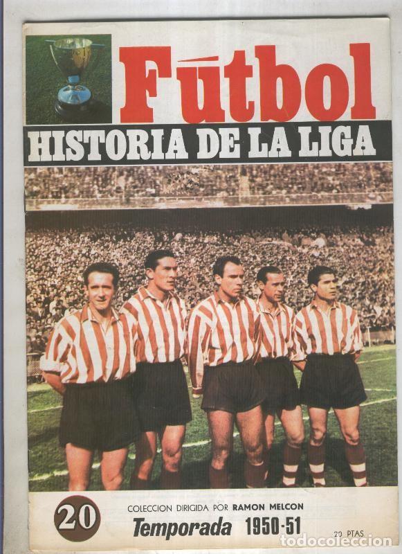 Postales: Futbol historia de la liga fasciculo numero 20: Temporada 1950-51 - Varios