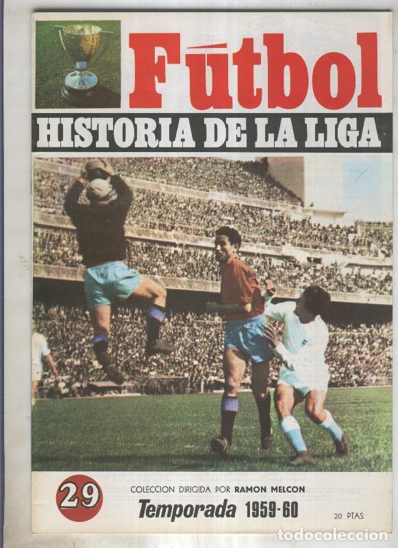 Postales: Futbol historia de la liga fasciculo numero 29: Temporada 1959-60 - Varios