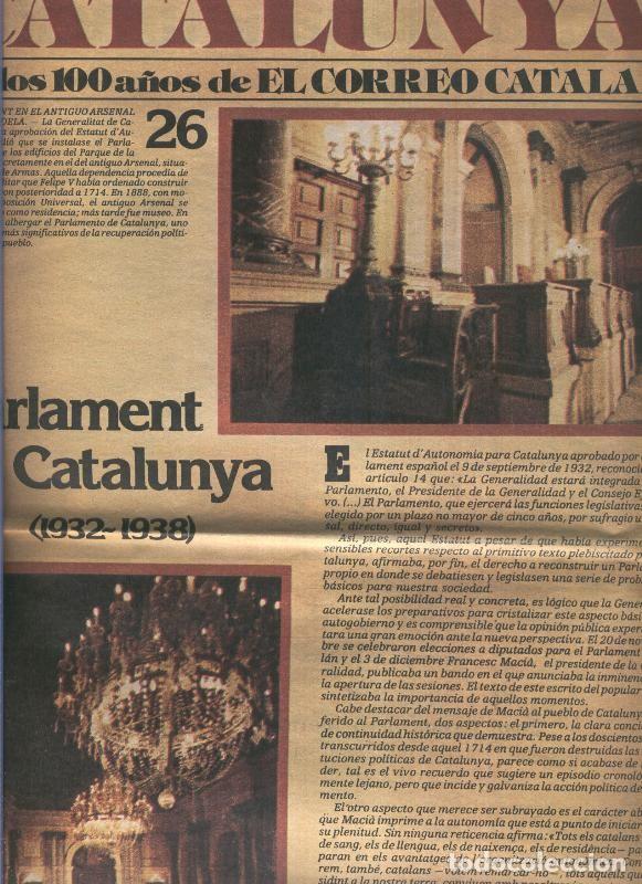 Postales: Un siglo de catalu&ntilde;a en los 100 a&ntilde;os de El Correo Catalan, fasciculos numero 26 - Varios