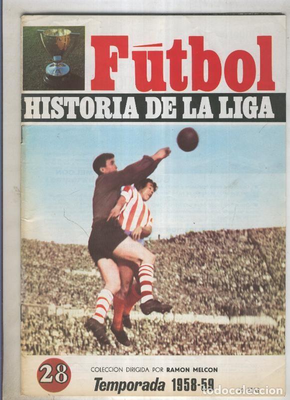 Postales: Futbol historia de la liga fasciculo numero 28: Temporada 1958-59 - Varios