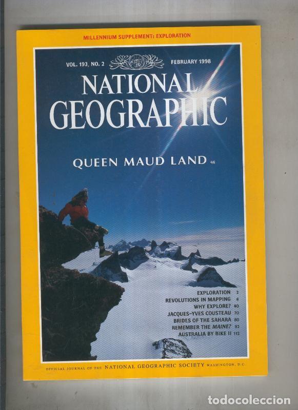 Postales: National geographic 1998 February: Queen maud land - Varios