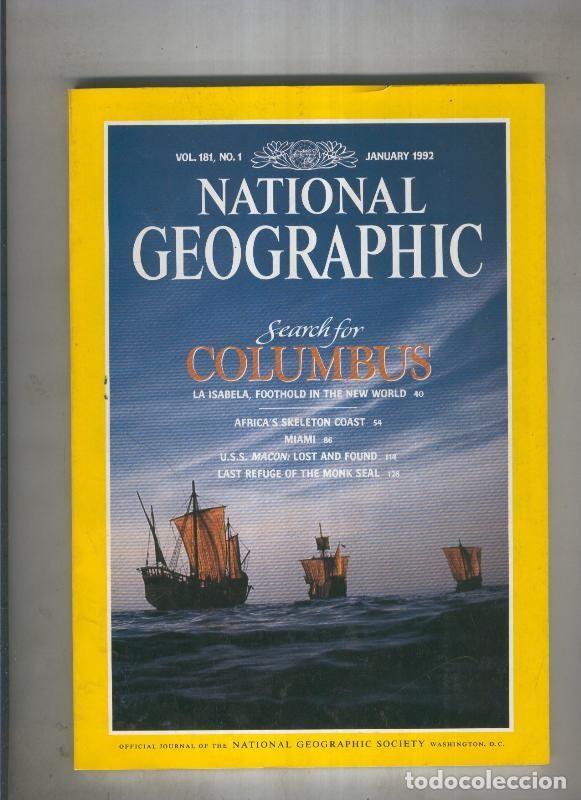Postais: National geographic 1992 january : Columbus - Varios