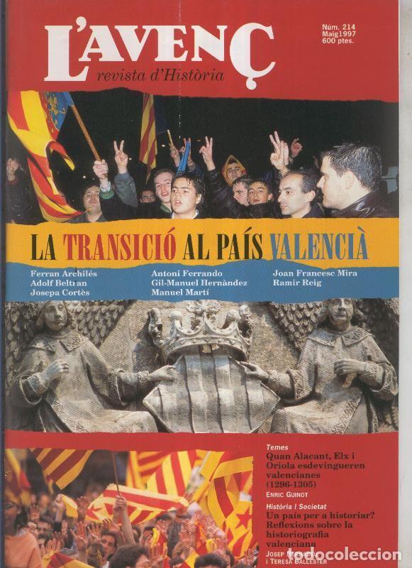 Postkarten: Revista L'aven&ccedil; numero 214: La transicio al pais valencia - Varios