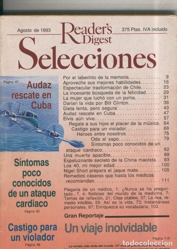 Postales: Selecciones del Readers Digest numero 633 - Varios