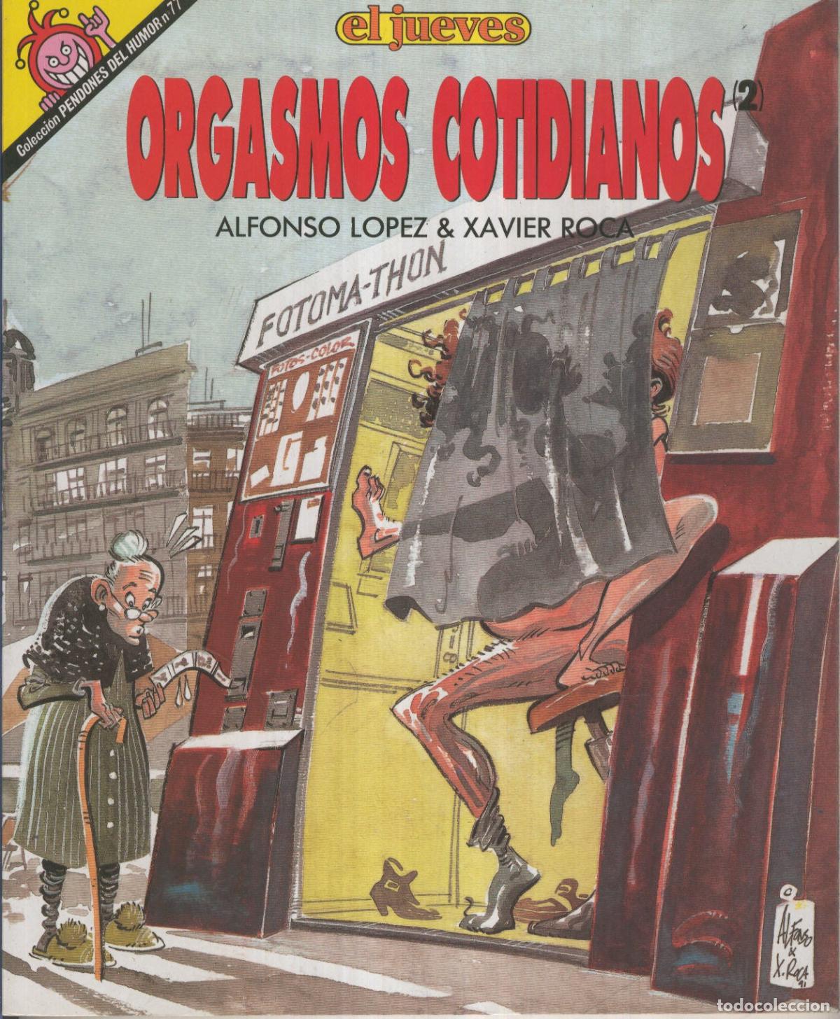 Postkarten: EL JUEVES: ORGASMOS COTIDIANOS (numerado 04 en trasera) - Alfonso Lopez