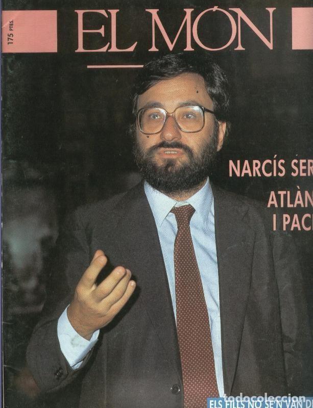 Cartoline: El Mon numero 184: Narcis Serra - varios