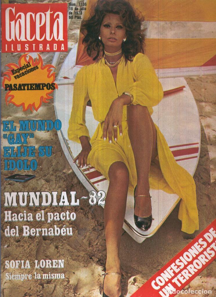 Postkarten: GACETA ILUSTRADA numero 1136: 16 de julio de 1978: Sofia Loren - Varios Autores