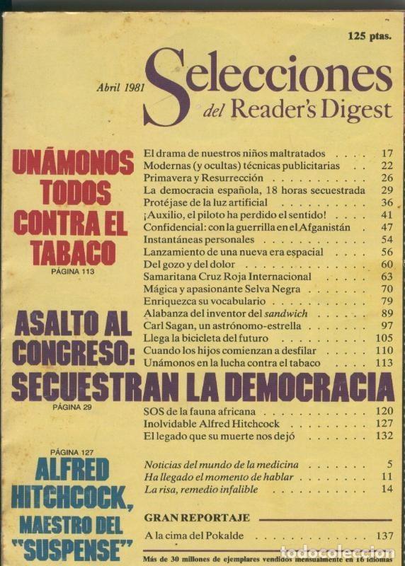 Postales: Selecciones del Readers Digest numero 485 - Varios