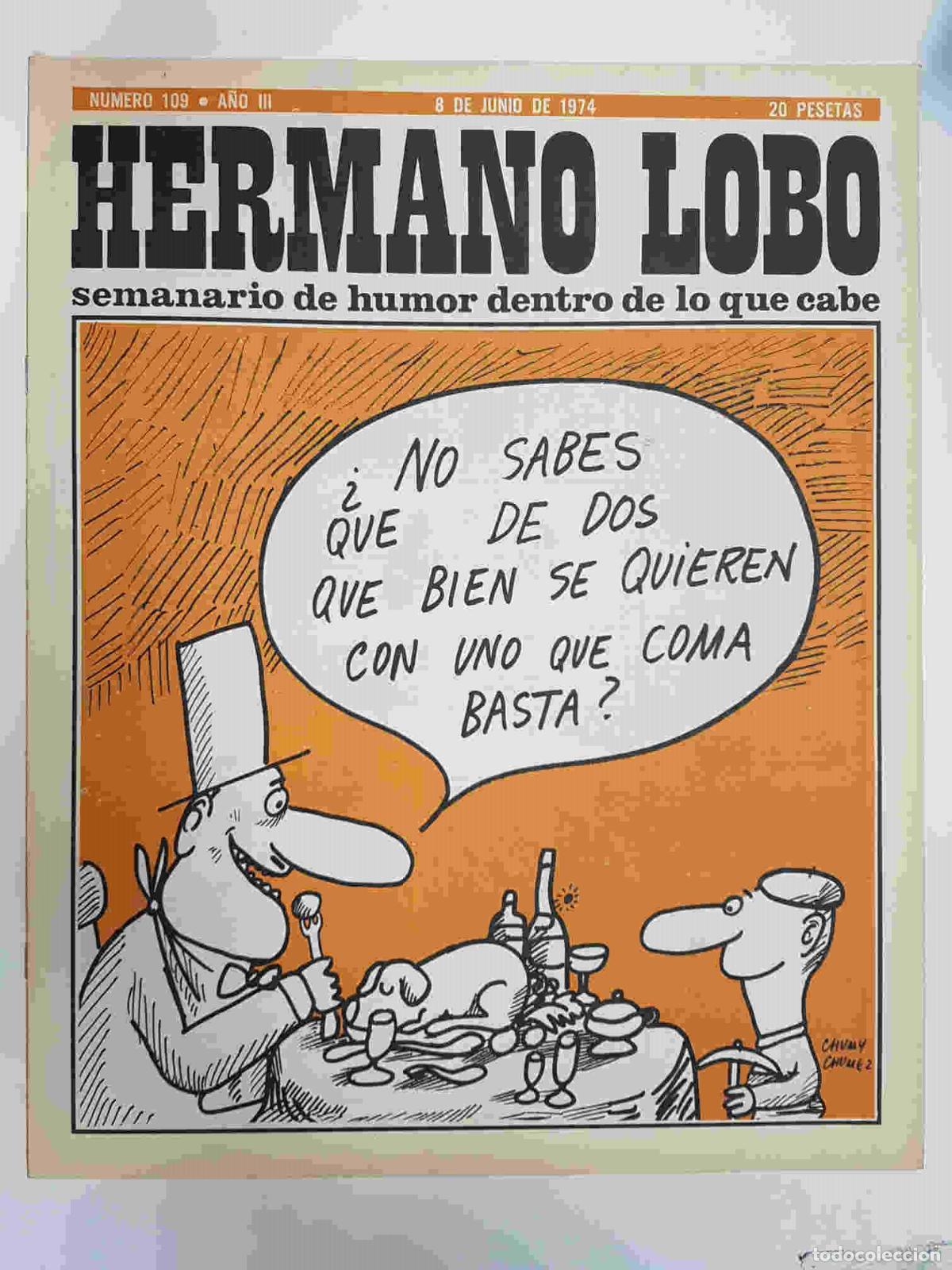Postkarten: Hermano Lobo numero 109: portada de Chumy Chumez - Forges-Gila-Summers-etc
