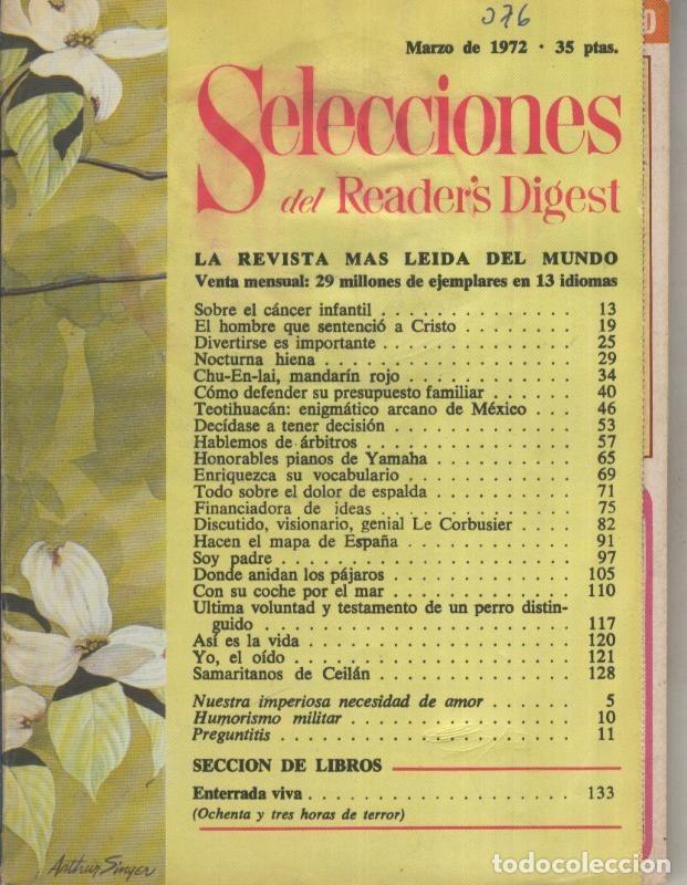 Postales: Selecciones del Readers Digest numero 376 - Varios
