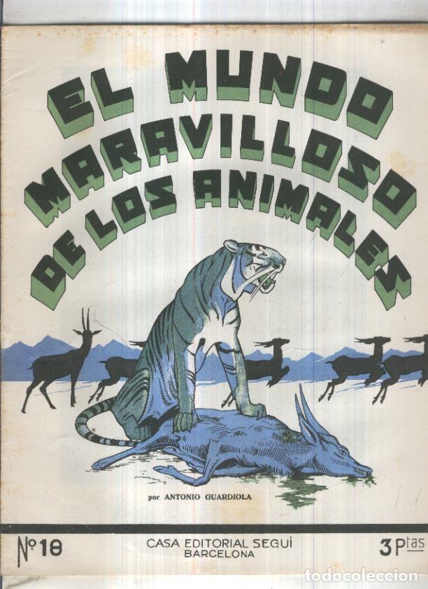 Postales: El mundo maravilloso de los animales numero 18: Puma, jaguar y tapir, Ciervos y gamos - Antonio Guar
