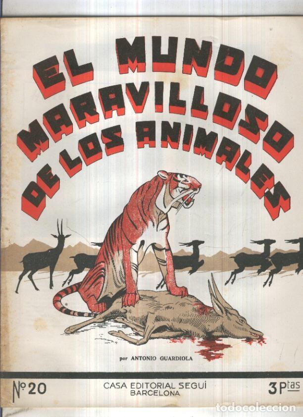 Postkarten: El mundo maravilloso de los animales numero 20: Antilopes, corzos y renos - Antonio Guardiola
