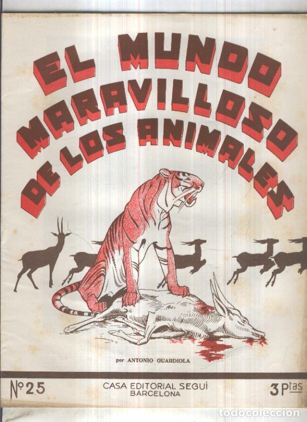 Cartoline: El mundo maravilloso de los animales numero 25: Mustelidos y un roedor - Antonio Guardiola