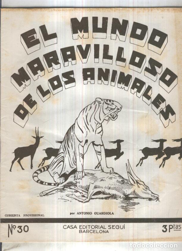 Cartoline: El mundo maravilloso de los animales numero 30: El alce, el cebu y el nu - Antonio Guardiola