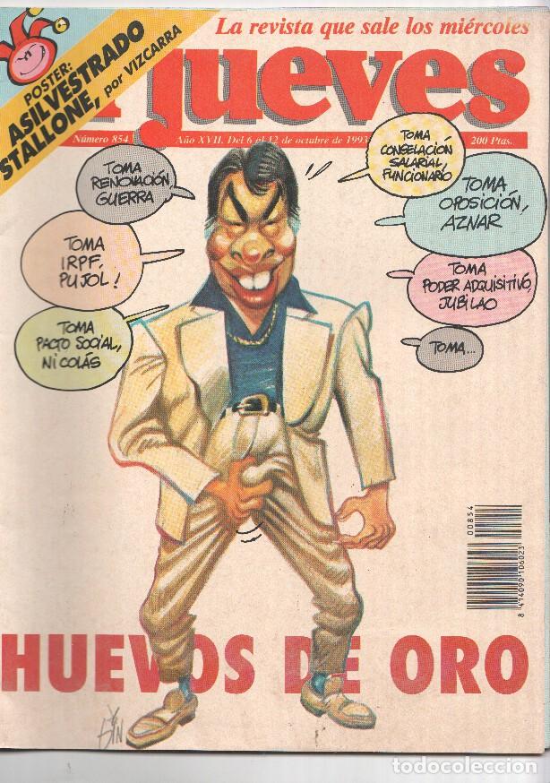 Postales: EL JUEVES numero 0854 - POSTER CENTRAL SILVESTER STALLONE - Varios