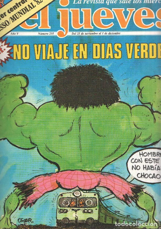 Postales: EL JUEVES numero 0235 - POSTER CENTRAL PICASSO-MUNDIAL 82 - Varios