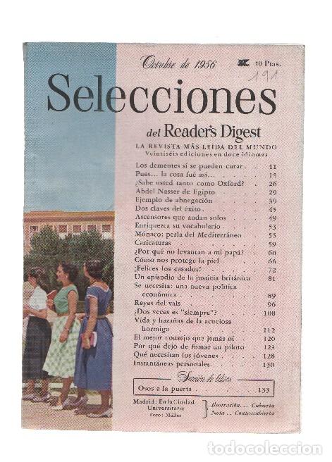 Postales: Selecciones del Readers Digest numero 191 - VARIOS