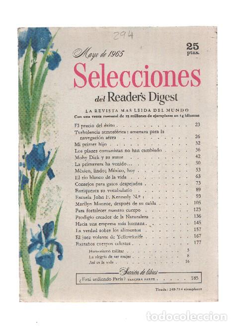 Postales: Selecciones del Readers Digest numero 294 - VARIOS