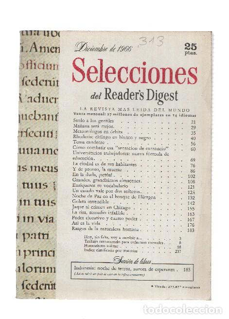 Postales: Selecciones del Readers Digest numero 313 - VARIOS