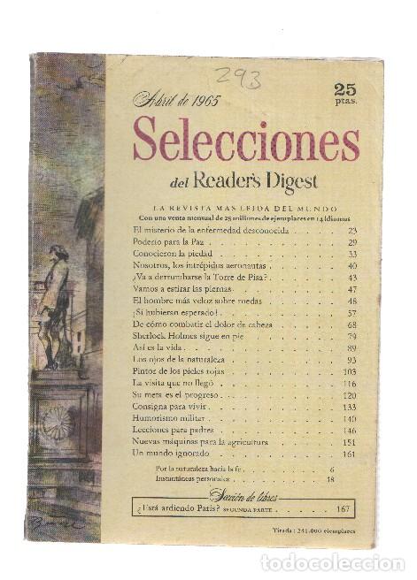 Postales: Selecciones del Readers Digest numero 293 - VARIOS