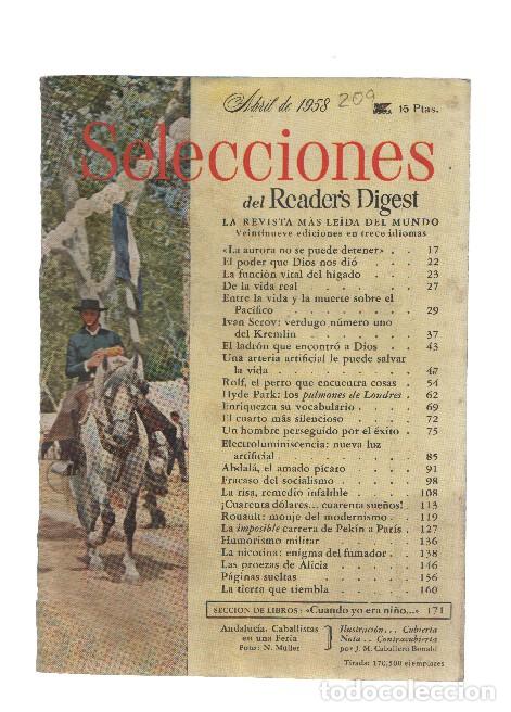 Postales: Selecciones del Readers Digest numero 209 - VARIOS
