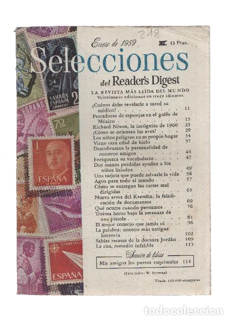 Postales: Selecciones del Readers Digest numero 218 - VARIOS